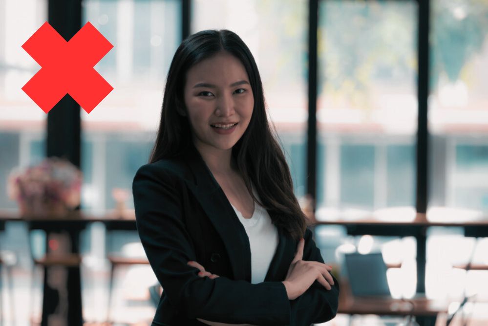 이력서 사진 촬영 예시